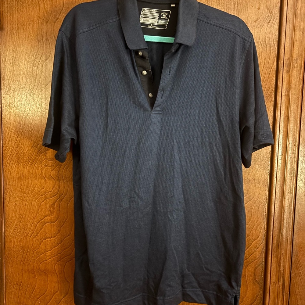 Cutter & Buck Men's Dark Blue Polo Shirt Size L